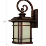 Somerset Craftsman Bronze Wall Light with Frosted Linen Glass 10 Somerset Craftsman Bronze Wall Light with Frosted Linen Glass