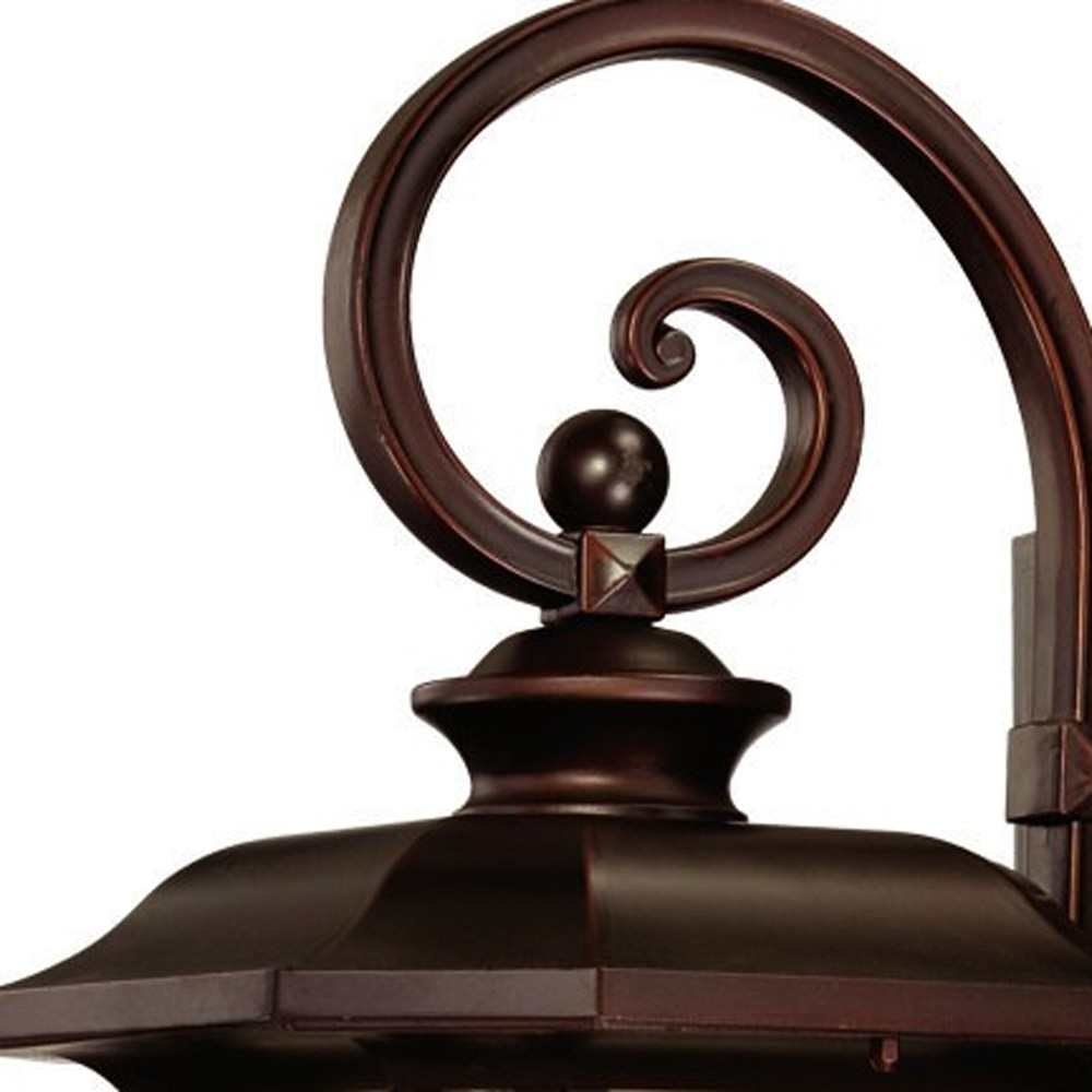 Somerset Craftsman Bronze Wall Light with Frosted Linen Glass 4 Somerset Craftsman Bronze Wall Light with Frosted Linen Glass - Image 4