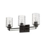 Livvy Modern 3-Light Oil-Rubbed Bronze Vanity Fixture