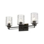 Livvy Modern 3-Light Oil-Rubbed Bronze Vanity Fixture