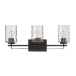 Livvy Modern 3-Light Oil-Rubbed Bronze Vanity Fixture
