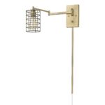 Industrial Gold Metal Wall Sconce with Swing Arm Design 9 Industrial Gold Metal Wall Sconce with Swing Arm Design