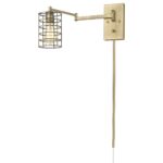 Industrial Gold Metal Wall Sconce with Swing Arm Design 10 Industrial Gold Metal Wall Sconce with Swing Arm Design