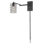 Industrial Bronze Swing Arm Metal Cage Wall Sconce 9 Industrial Bronze Swing Arm Metal Cage Wall Sconce