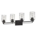 Orella Modern Oil-Rubbed Bronze Vanity Light with Seeded Glass 8 Orella Modern Oil-Rubbed Bronze Vanity Light with Seeded Glass