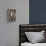 Antique Bronze Metal Geometric Industrial Wall Sconce