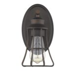 Bronze Cage Wall Sconce with Vintage Industrial Design 8 Bronze Cage Wall Sconce with Vintage Industrial Design