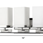 Three-Light Frosted Glass Wall Sconce with Polished Nickel Finish 10 Three-Light Frosted Glass Wall Sconce with Polished Nickel Finish