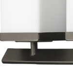 5-Light Oil-Rubbed Bronze Vanity Light With Etched Glass Shades 8 5-Light Oil-Rubbed Bronze Vanity Light With Etched Glass Shades