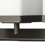 5-Light Oil-Rubbed Bronze Vanity Light With Etched Glass Shades 9 5-Light Oil-Rubbed Bronze Vanity Light With Etched Glass Shades