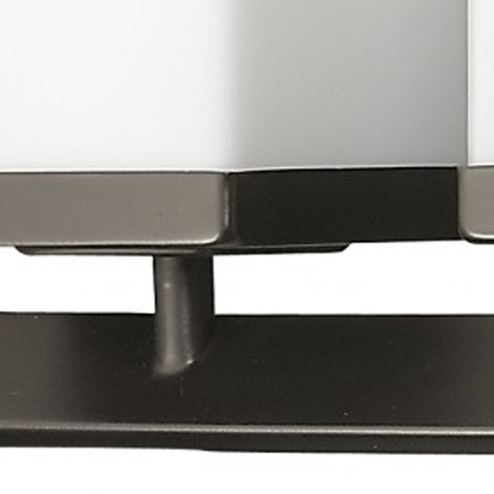 5-Light Oil-Rubbed Bronze Vanity Light With Etched Glass Shades 4 5-Light Oil-Rubbed Bronze Vanity Light With Etched Glass Shades - Image 4
