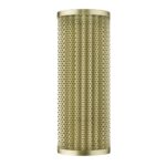 Gold Honeycomb Pattern Modern-Industrial Metal Wall Sconce 7 Gold Honeycomb Pattern Modern-Industrial Metal Wall Sconce