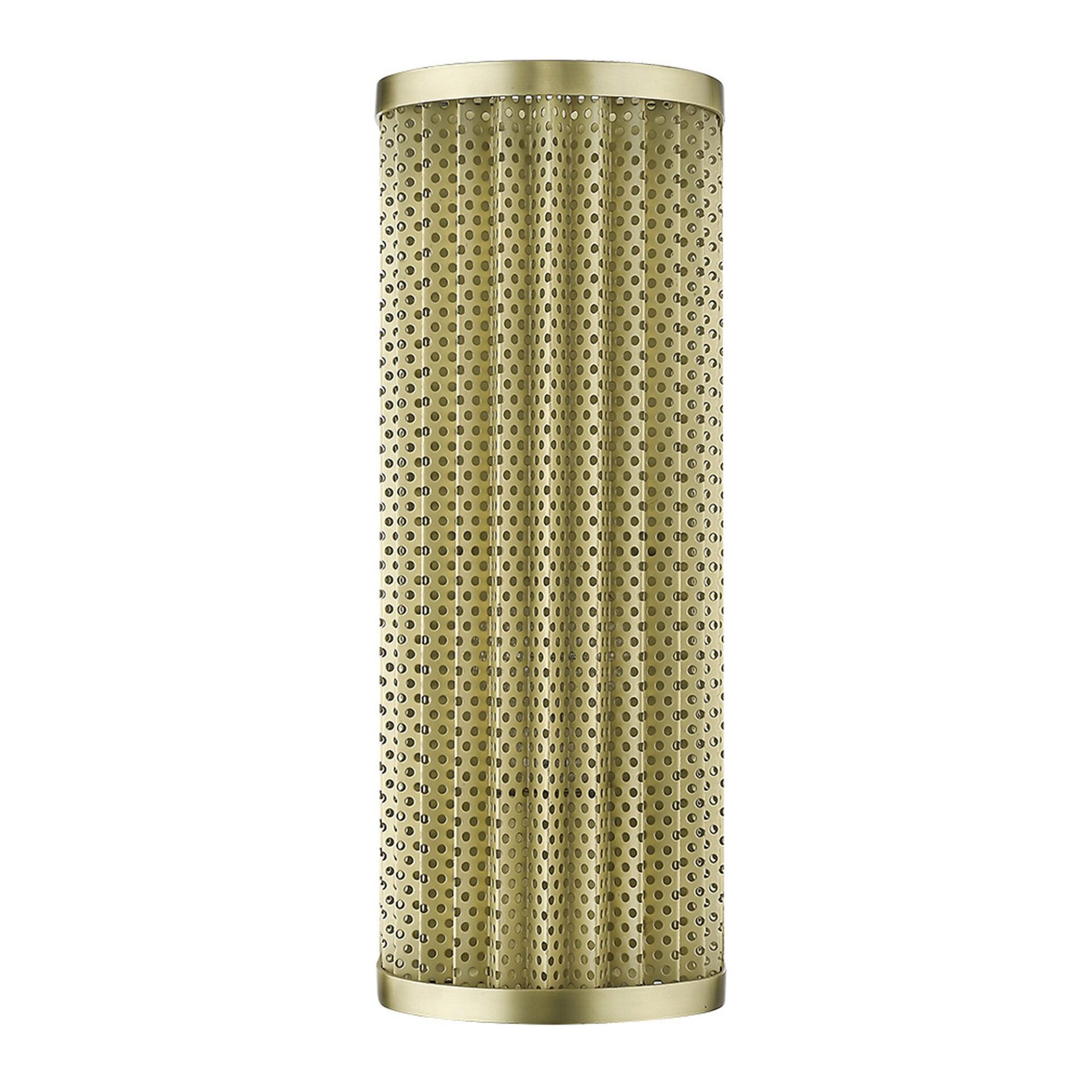 Gold Honeycomb Pattern Modern-Industrial Metal Wall Sconce 2 Gold Honeycomb Pattern Modern-Industrial Metal Wall Sconce - Image 2