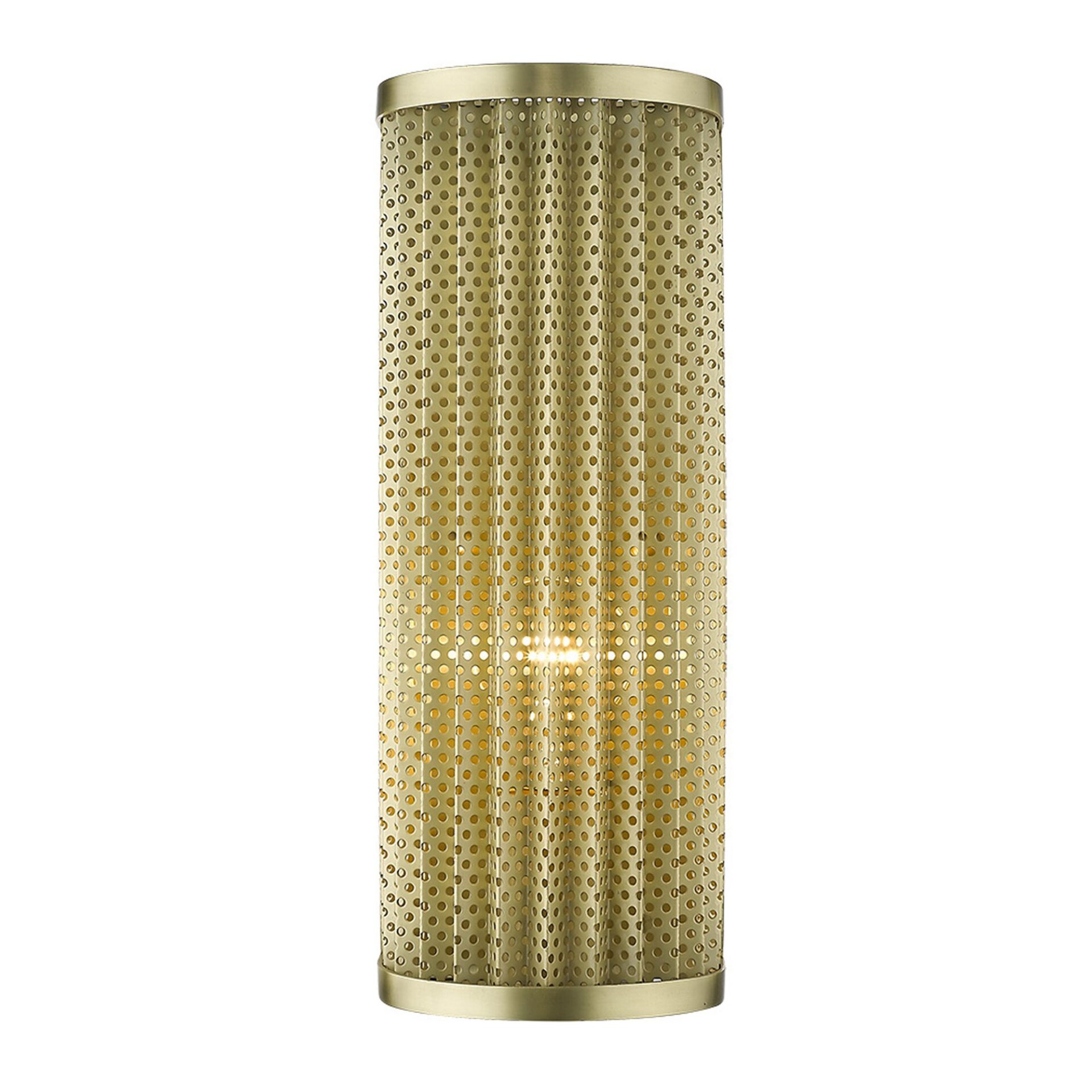 Gold Honeycomb Pattern Modern-Industrial Metal Wall Sconce 1 Gold Honeycomb Pattern Modern-Industrial Metal Wall Sconce
