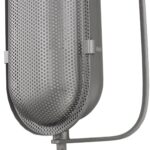Gray Industrial Plug-In 2-Light Sconce with Adjustable Heads