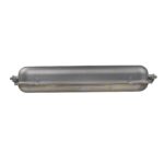 Gray Industrial Plug-In 2-Light Sconce with Adjustable Heads