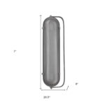 Gray Industrial Plug-In 2-Light Sconce with Adjustable Heads
