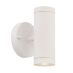 White LED Two Light Can Shape Wall Sconce 6 White LED Two Light Can Shape Wall Sconce