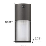 120-277V Inch Bronze LED Wall Light With Photocell 8 120-277V Inch Bronze LED Wall Light With Photocell