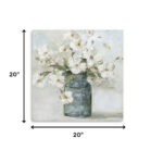 20" x 20" Pastel Dogwood Bouquet Canvas Wall Art