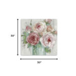 30" x 30" Watercolor Soft Pastel Peonies Canvas Wall Art 10 30" x 30" Watercolor Soft Pastel Peonies Canvas Wall Art
