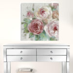 30" x 30" Watercolor Soft Pastel Peonies Canvas Wall Art 8 30" x 30" Watercolor Soft Pastel Peonies Canvas Wall Art