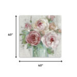40" Watercolor Pastel Peonies Canvas Wall Art, Vertical 10 40" Watercolor Pastel Peonies Canvas Wall Art, Vertical