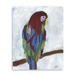 Tropical Parrot Canvas Wall Art - Bright and Vibrant 9 Tropical Parrot Canvas Wall Art - Bright and Vibrant