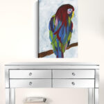 Tropical Parrot Canvas Wall Art - Bright and Vibrant 11 Tropical Parrot Canvas Wall Art - Bright and Vibrant