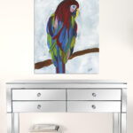 Tropical Parrot Canvas Wall Art - Bright and Vibrant 10 Tropical Parrot Canvas Wall Art - Bright and Vibrant