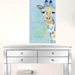 32" x 24" Pastel Patchwork Giraffe Canvas Wall Art 8 32" x 24" Pastel Patchwork Giraffe Canvas Wall Art