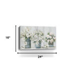 24" x 16" Soft Pastel Bouquet Canvas Wall Art 10 24" x 16" Soft Pastel Bouquet Canvas Wall Art