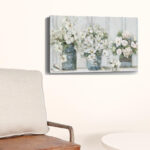 24" x 16" Soft Pastel Bouquet Canvas Wall Art 8 24" x 16" Soft Pastel Bouquet Canvas Wall Art