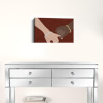 Small Friendship Promise Decorative Canvas Wall Art, 20" x 16"