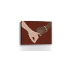 Small Friendship Promise Decorative Canvas Wall Art, 20" x 16"