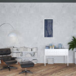 36" x 24" Indigo and White New York Canvas Art