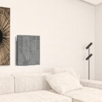 24" x 16" Gray and White New York Map Canvas Art 8 24" x 16" Gray and White New York Map Canvas Art