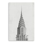 48" x 32" Vintage NYC Canvas Wall Art, Vertical Decor