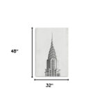 48" x 32" Vintage NYC Canvas Wall Art, Vertical Decor