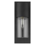Matte Black and Glass Wall Light 9 Matte Black and Glass Wall Light