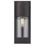 Antique Bronze and Glass Wall Light