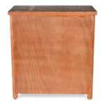28 Inch Brown Wood Four Drawer Sideboard for Versatile Storage