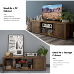 Classic TV Stand for 65-Inch TV with Storage and Shelves 12 Classic TV Stand for 65-Inch TV with Storage and Shelves