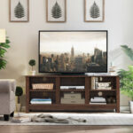 Mid Century Modern 60 Inch TV Stand With Storage