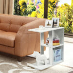 Modern 3 Tier End Table with Storage Shelf 9 Modern 3 Tier End Table with Storage Shelf