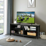 Adjustable 4-Cubby TV Stand for TVs Up to 65 Inches 8 Adjustable 4-Cubby TV Stand for TVs Up to 65 Inches