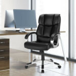 Big and Tall Ergonomic High Back Leather Executive Office Chair