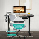 Adjustable 48 Inch Standing Desk with Keyboard Tray and Memory 20 Adjustable 48 Inch Standing Desk with Keyboard Tray and Memory