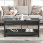 Lift Top Coffee Table with Hidden Storage and Lower Shelf 27 Lift Top Coffee Table with Hidden Storage and Lower Shelf