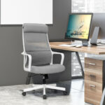 Heated Adjustable Mesh Office Chair with Lumbar and Headrest Support